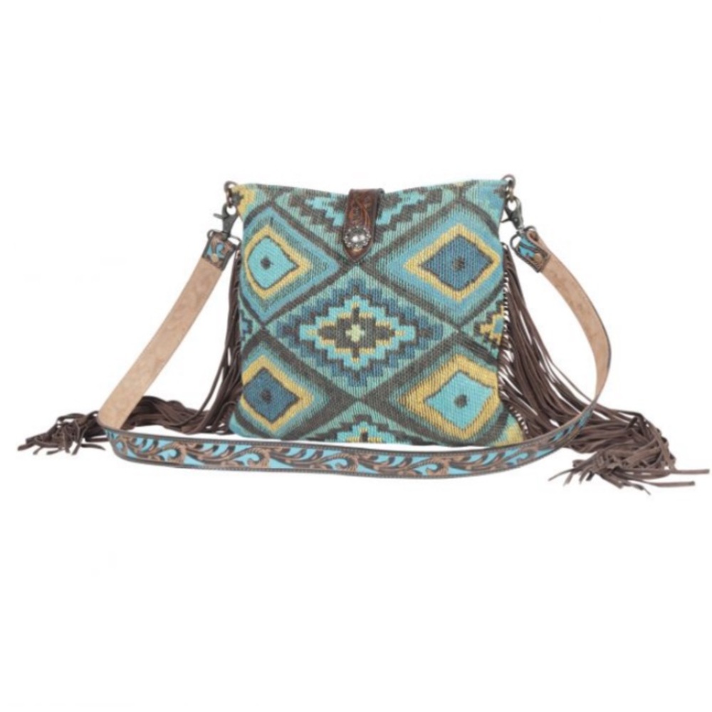 MYRA BAG - Minutiae Shoulder Bag with Suede Fringe - NWT